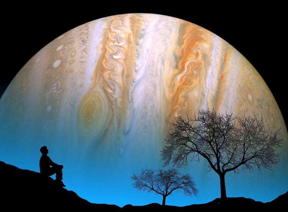 从木星的卫星上看木星有多大?木卫一卫星:是一个庞然大物