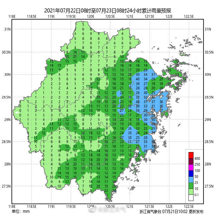 浙江天气预报