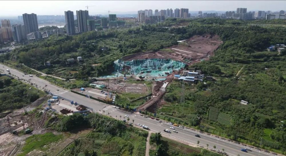 南充:临江大道最新建设进度