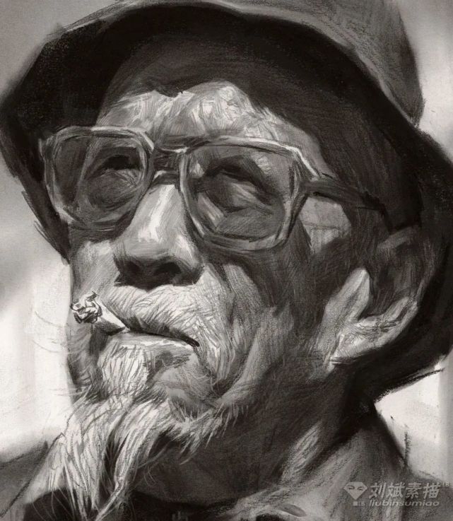 刘斌写实素描,细节精细到令人震恐,不得不服!