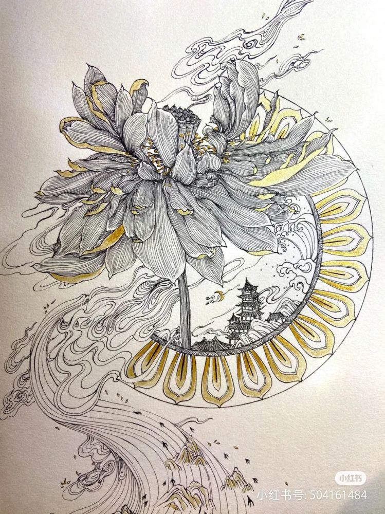 装饰画|一朵莲的心语
