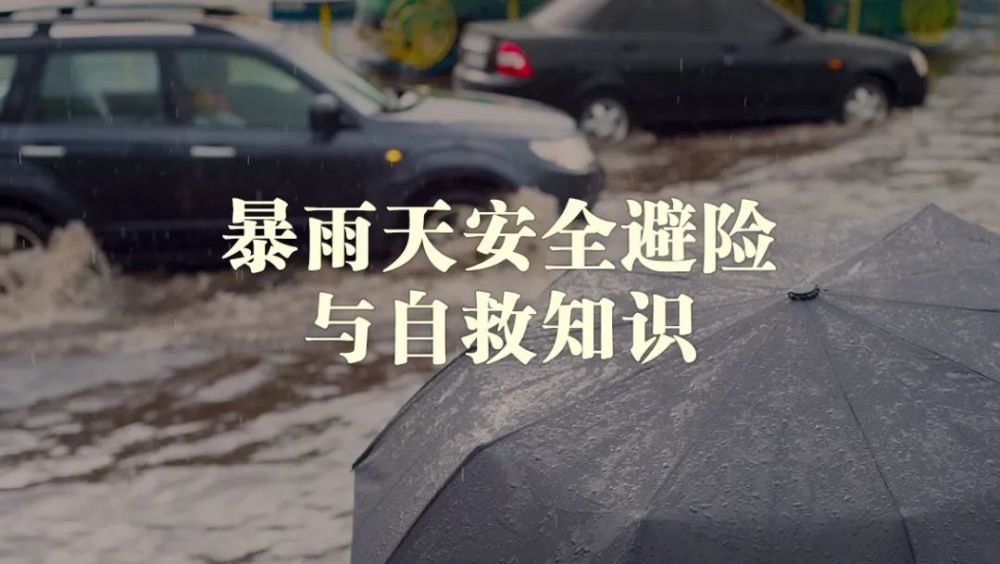 注意!你必须要知道的暴雨避险与自救指南