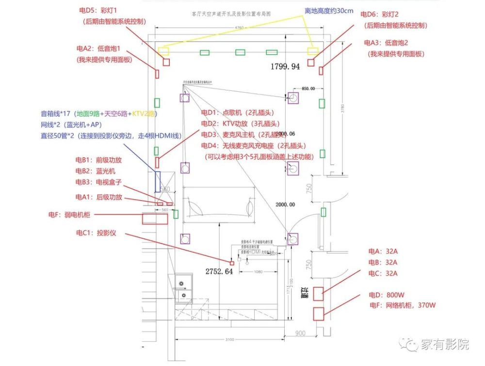 "家有影院"用户案例:9.1.6全景声家庭影院是他儿时梦想的延续