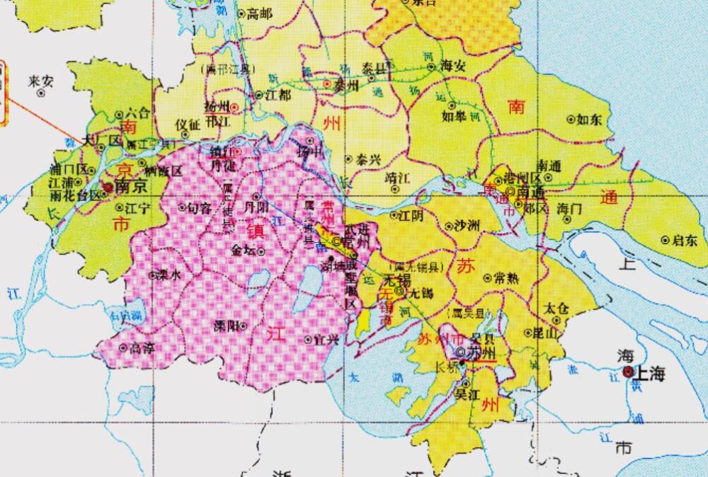 江苏省的区划调整,13个地级市之一,常州市为何只有1个