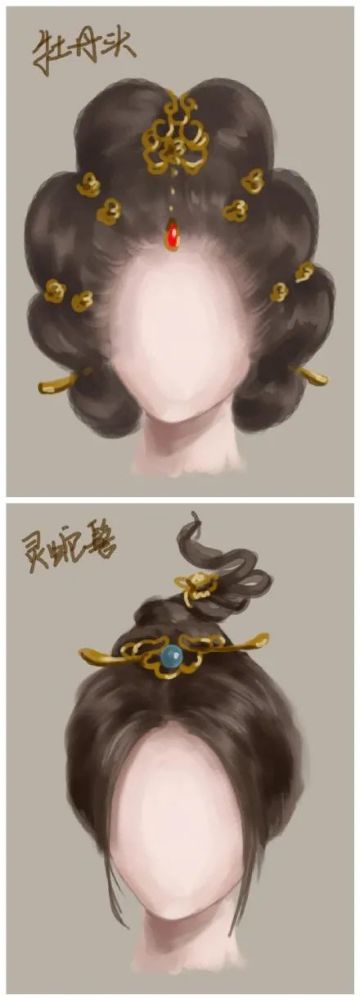 【粉丝求图】古风发型造型来啦!古风创作缺素材可以参考这组哦