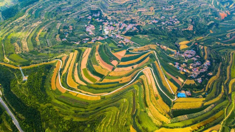 风清月朗山水清凉平凉十大避暑旅游线路之五梯田果香清风之旅