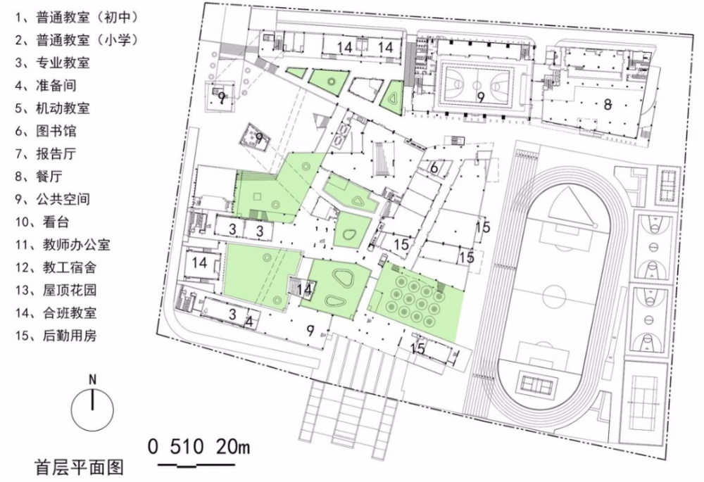 中小学建筑设计:深圳光明新区凤凰学校/案例