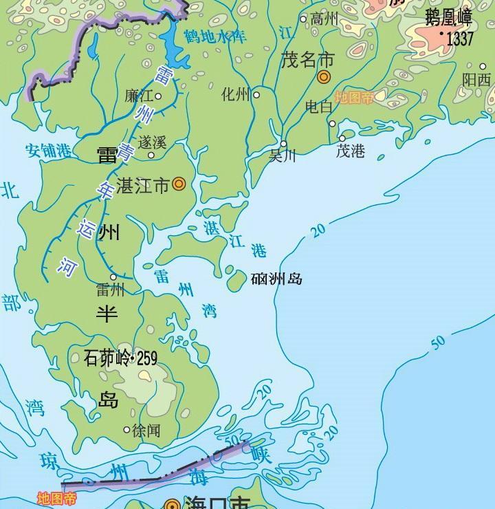 广东为何不在雷州半岛修运河,将半岛变成岛?