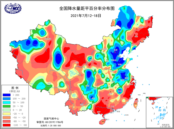 今年七下八上期间这几个地区雨水偏多果农注意