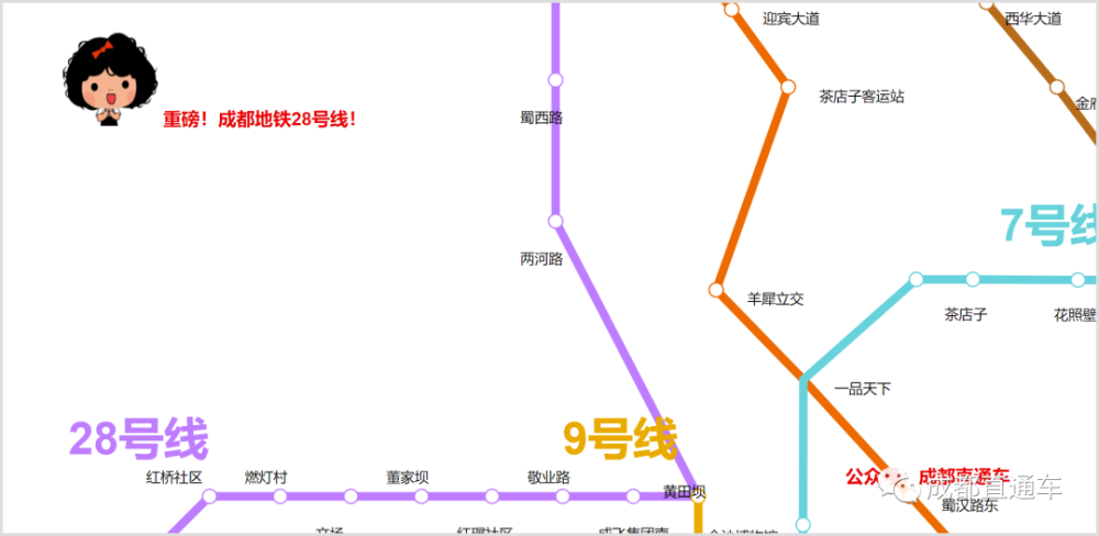 独家成都地铁28号线规划图视频图片