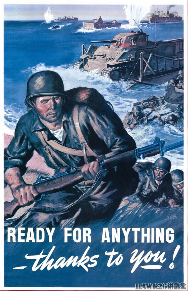 图说:第二次世界大战的美国宣传海报 潜移默化解决五大关键问题