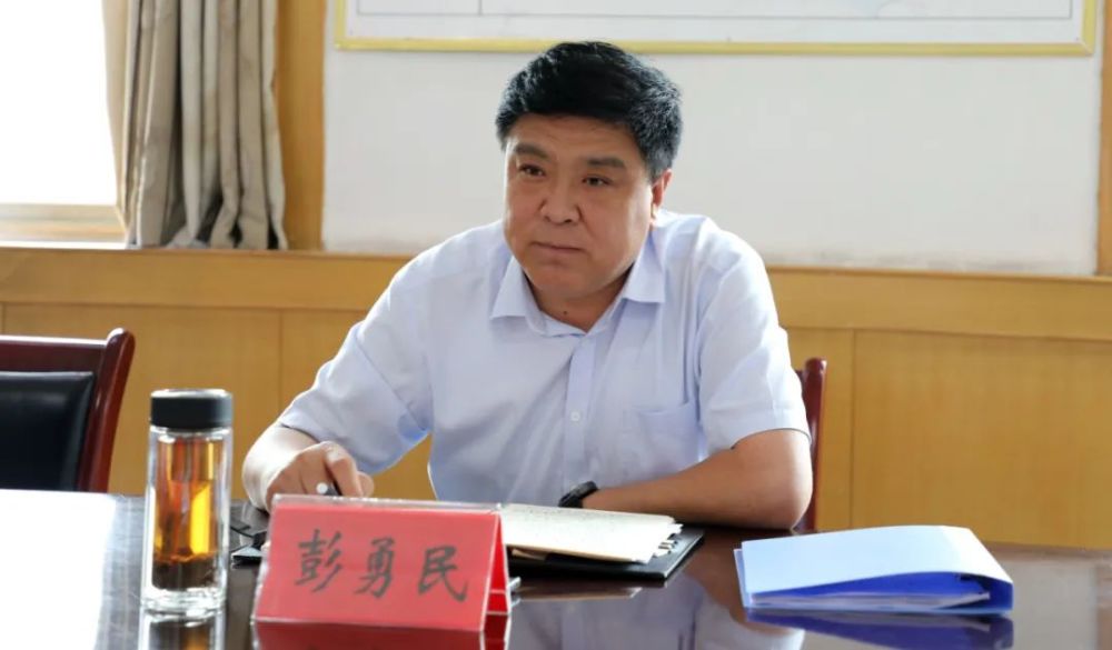 县委书记彭勇民调研防汛工作