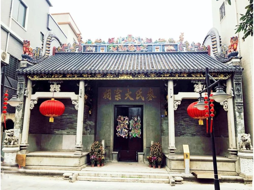 麦氏大宗祠是黄阁麦氏家族开村先祖麦必达公祠,始建于宋代,历代均有