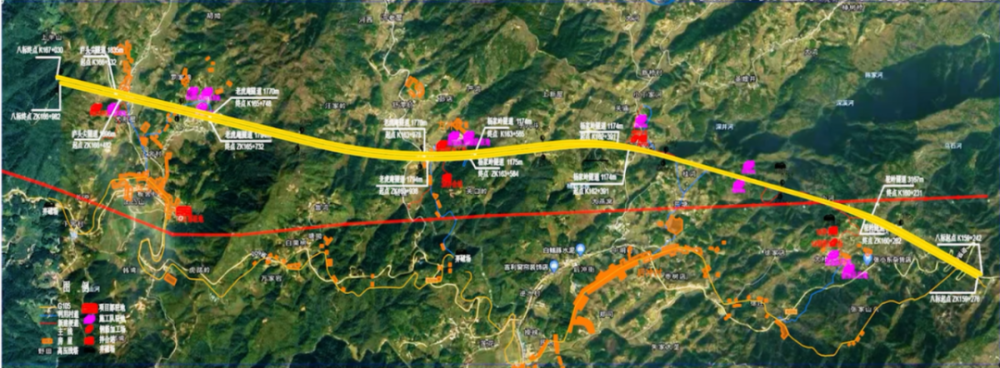 无岳高速潜山段最新进展槎水镇杨家岭隧道左洞顺利贯通