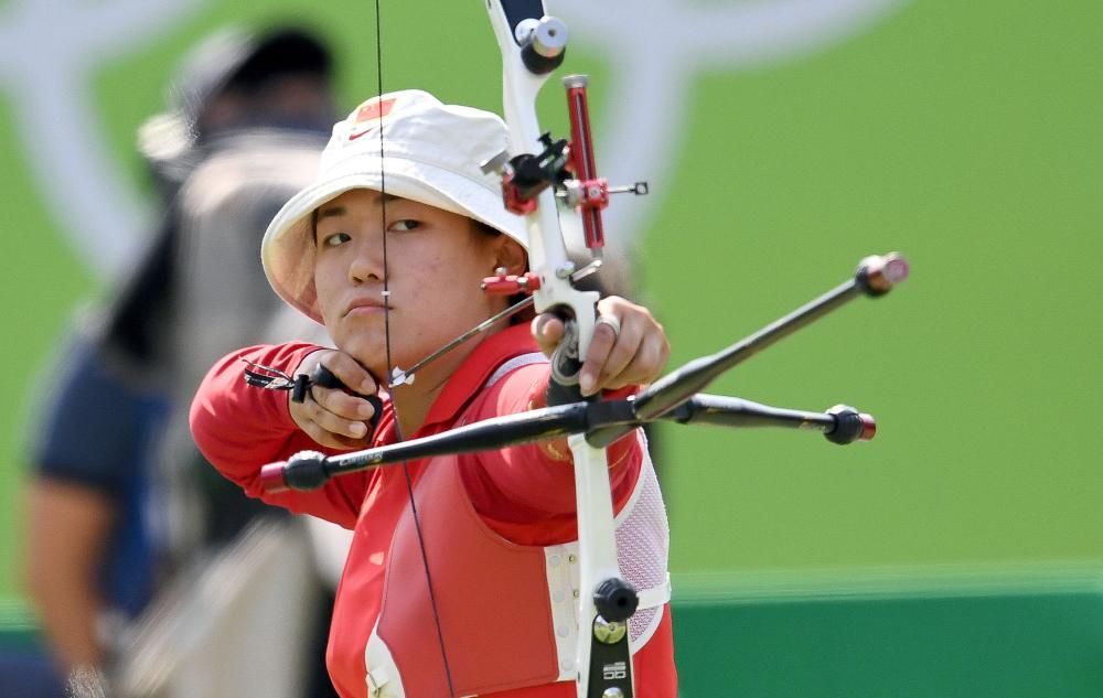 奥运射箭女子排名赛杨晓蕾第14中国队团体第5韩国3将破纪录包揽前3
