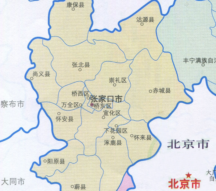 张家口各区县人口一览:蔚县41.18万,崇礼区10.55万