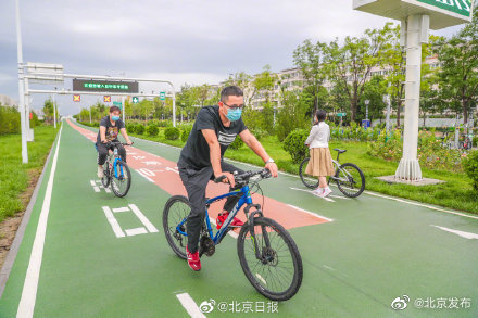 北京自行车专用路明年底东拓到天通苑
