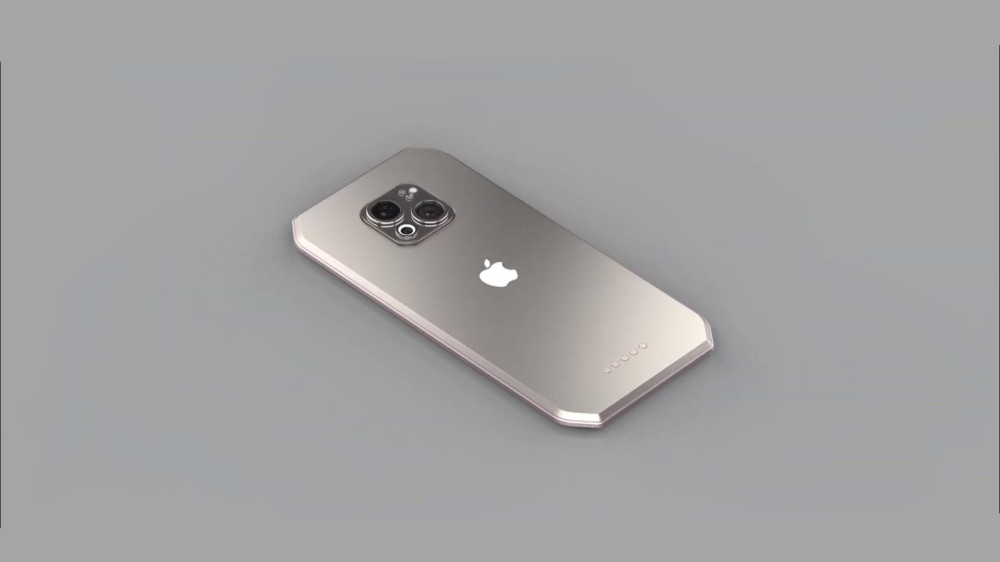iphone13渲染图,iphone13宣传图 iphone13pro渲染图:八边形钻石切割机身,5000万三摄支持1tb存储