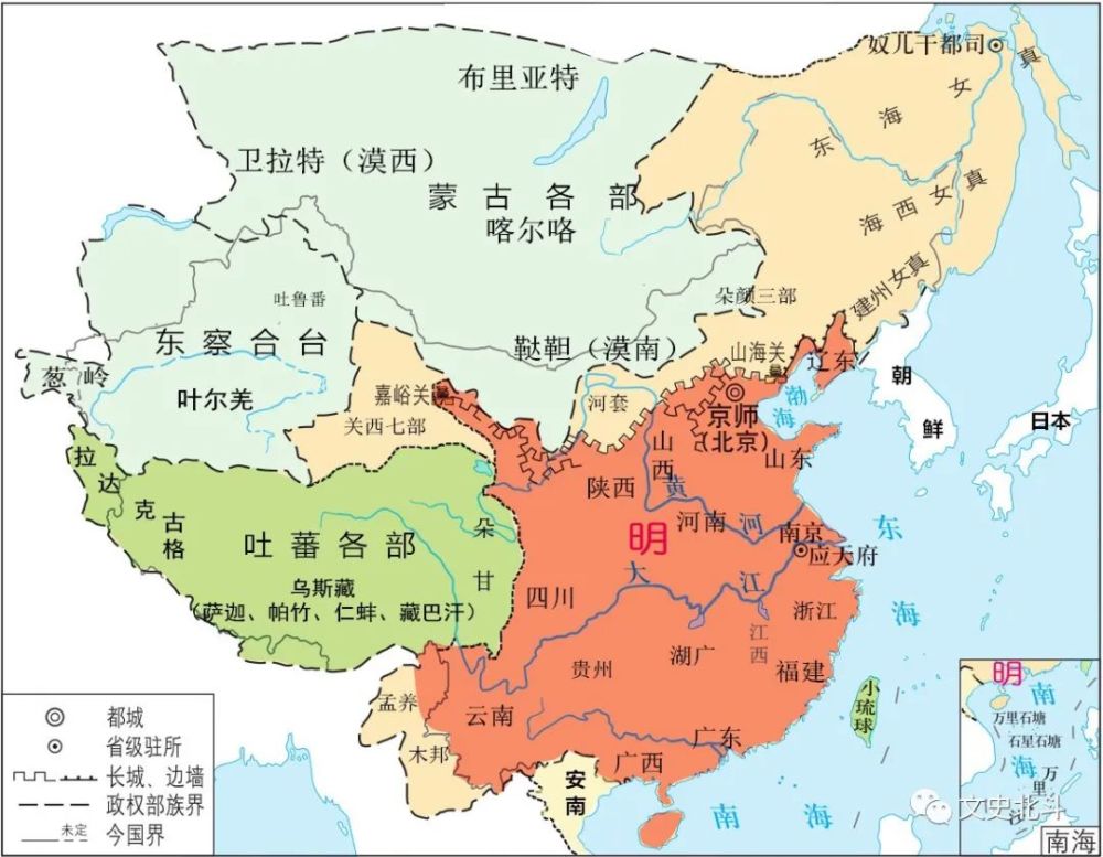 各种各样的明朝版图:为啥明朝的地图就那么难统一