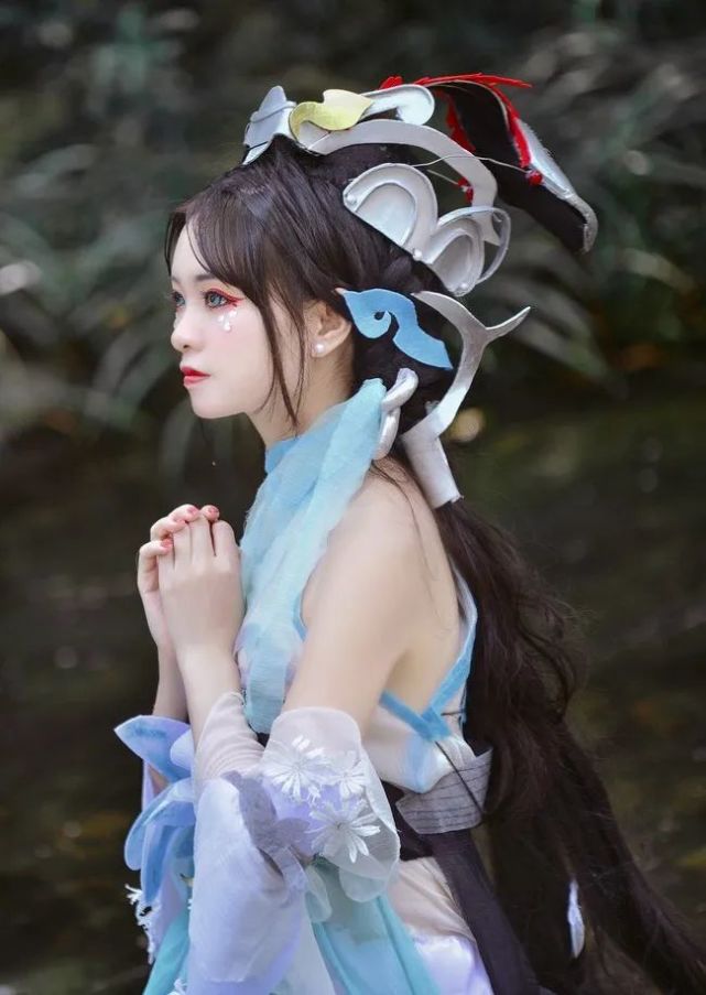 cos:王者荣耀 白鹤梁神女 大乔|王者荣耀|cosplay