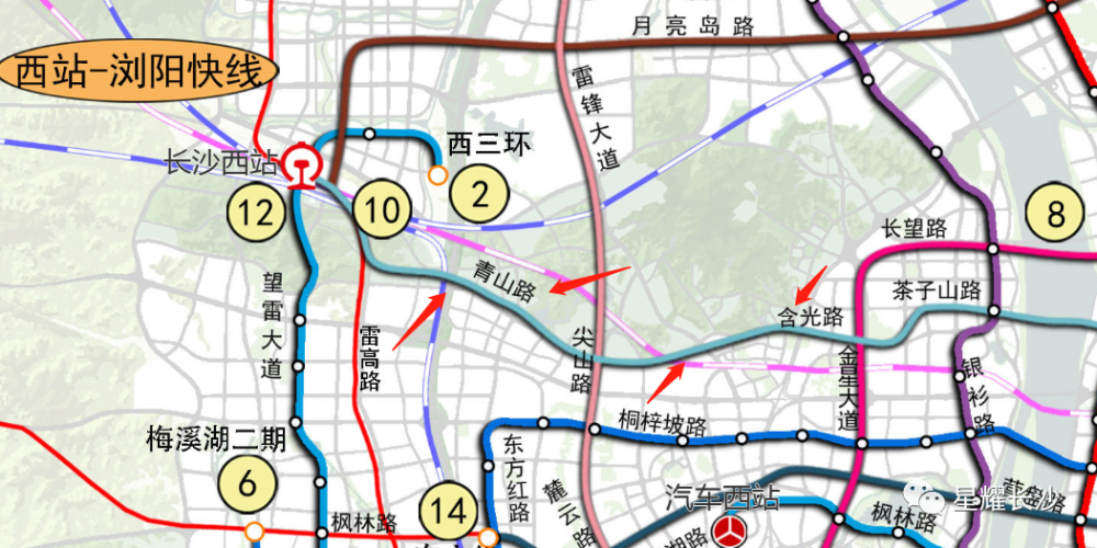 规划地铁10号线!河西这条重要道路即将拉通!