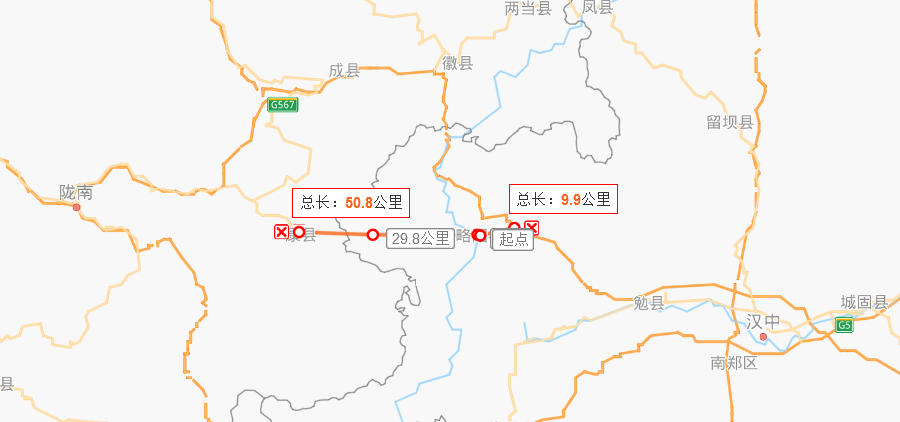 汉中西边再添康略高速公路