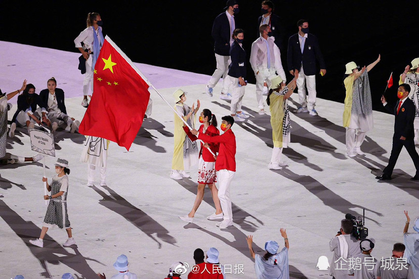 东京奥运会开幕式,中国队入场内心超震撼!中国加油加油加油!