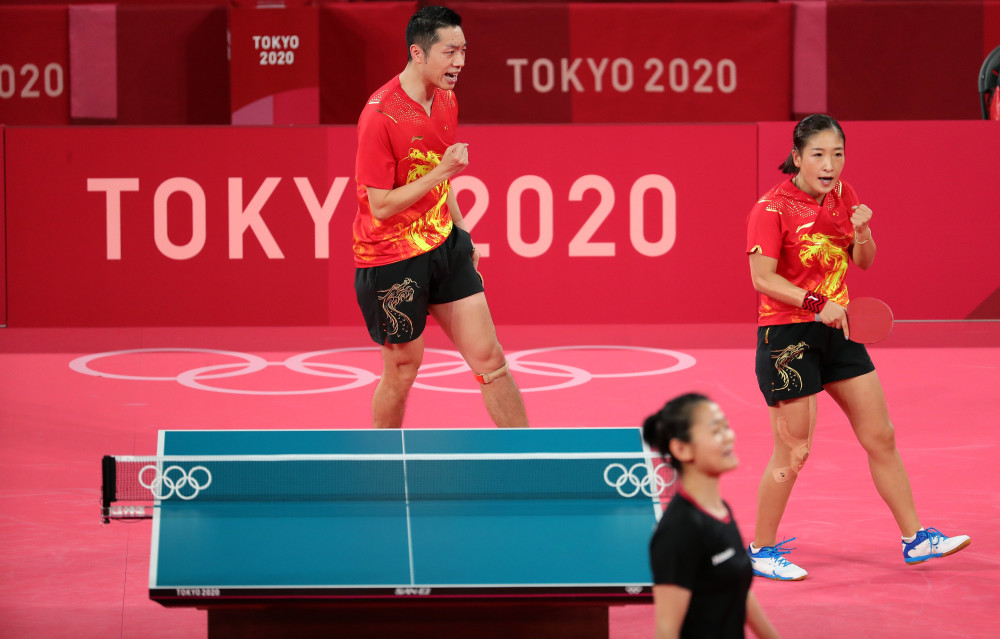 (东京奥运会)乒乓球——许昕/刘诗雯晋级混双八强