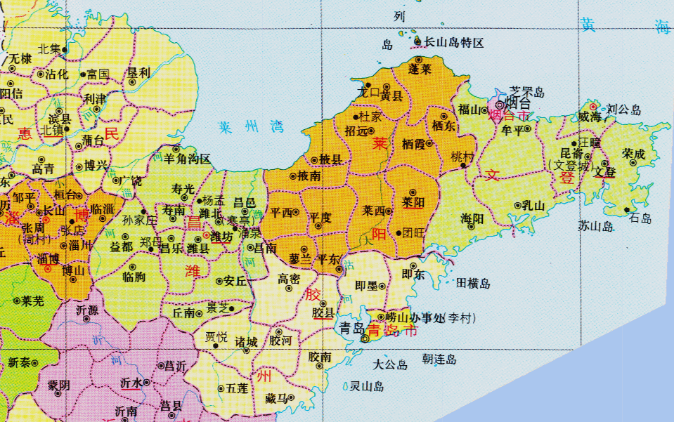 烟台各县市区人口_烟台哪个区县人最多,哪个区县最有钱