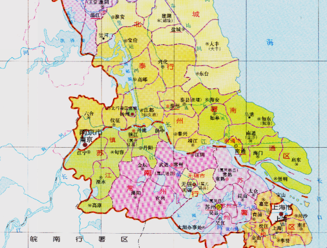 江苏省的区划调整,13个地级市之一,扬州市为何有6个区县?