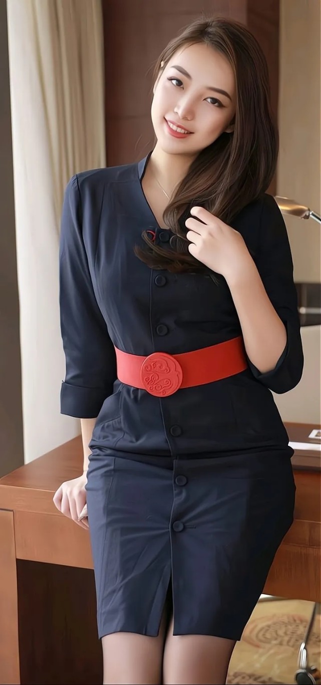 美女:北方航空的空姐穿上制服后怎么会这样?
