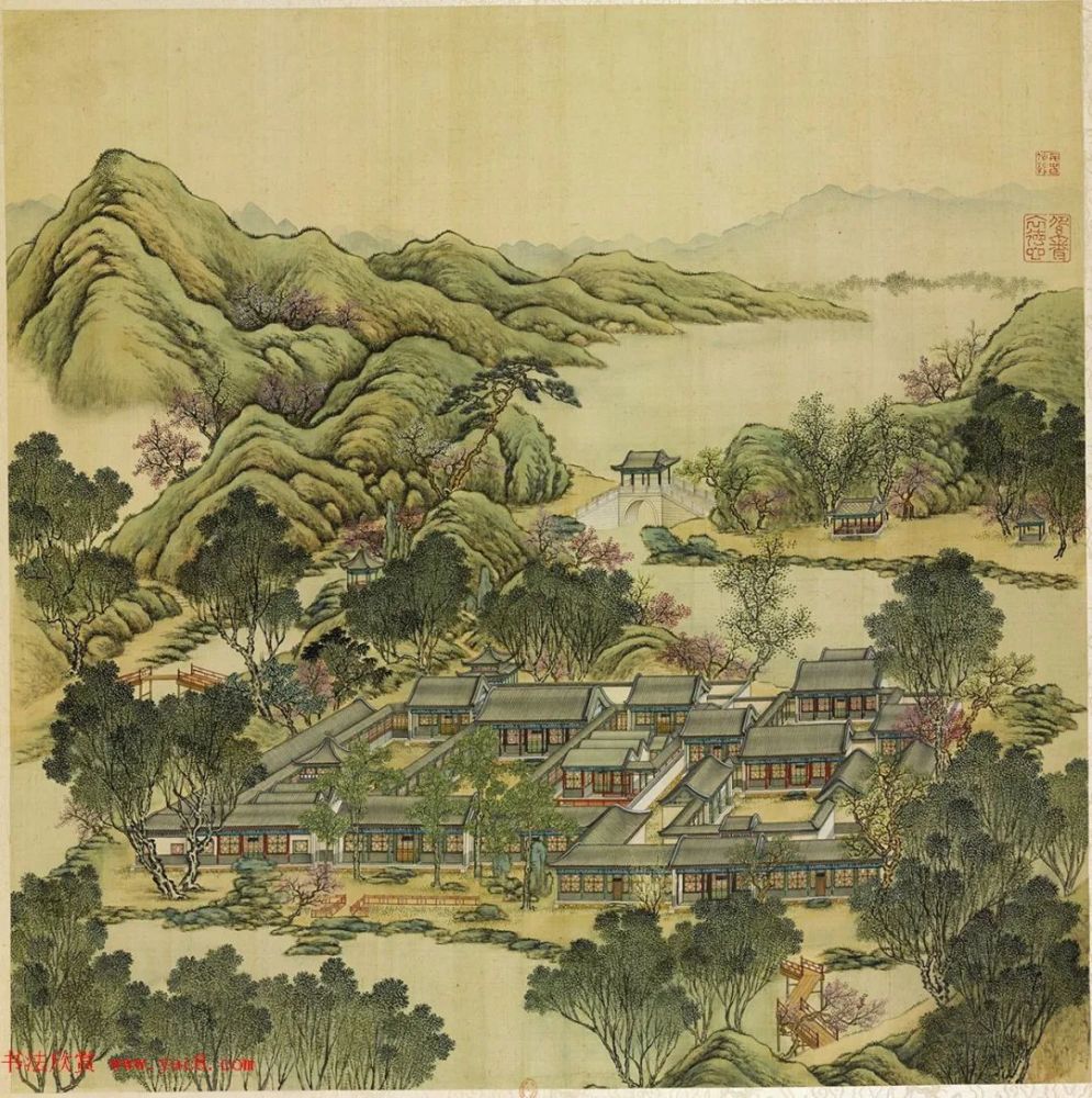 圆明园四十景名录:正大光明,勤政亲贤,九洲清晏,镂月开云,天然图画,碧