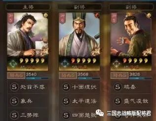 三国志战略版s4配将图,三国志战略版s4配将表 三国志战略版徐庶三势象,平民t1阵容,小胜甘宁吴弓!
