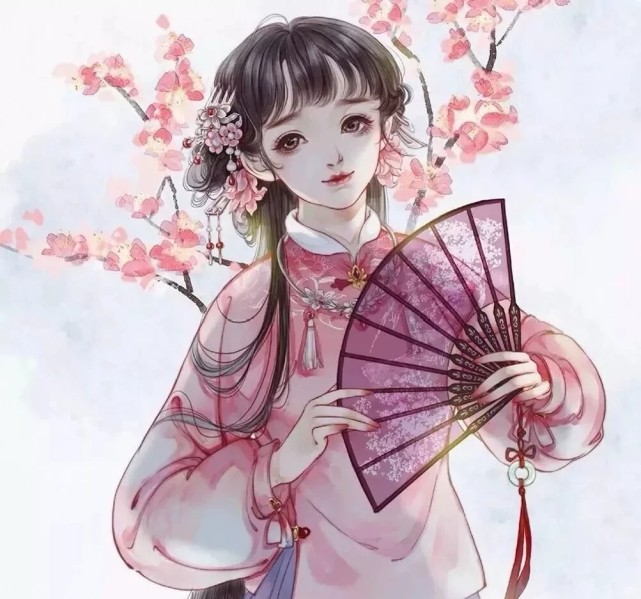 ins古风动漫女生头像