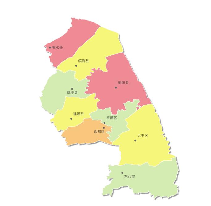 江苏省的区划调整13个地级市之一盐城市为何有9个区县