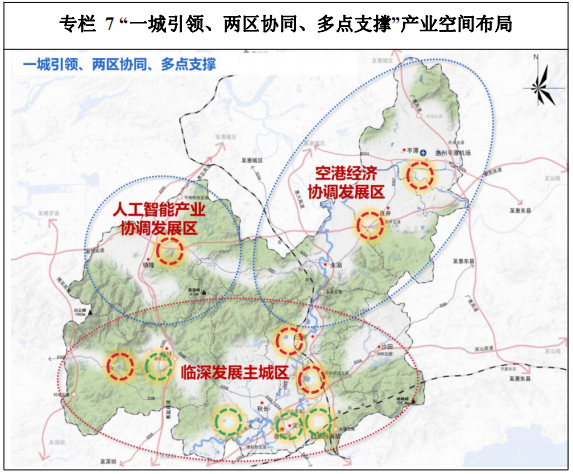 惠阳区产业布局