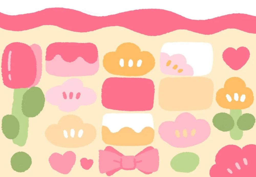 背景图丨卡哇伊键盘背景图