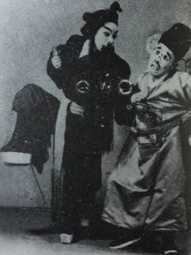 孔新晟与王定秦合演《盘门》王定秦(1921—2002,陕西长安人.