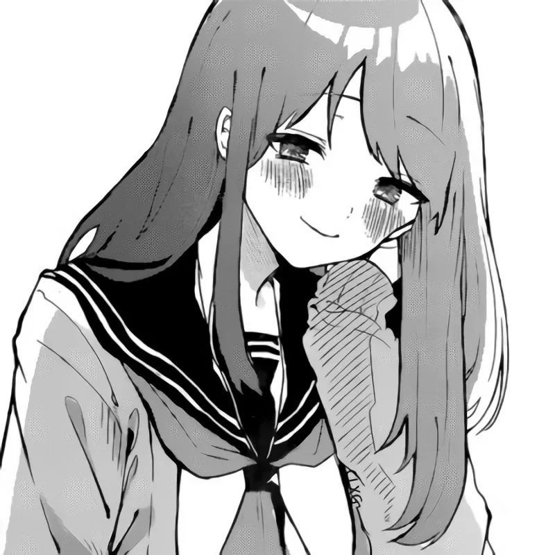 头像|黑白动漫女头