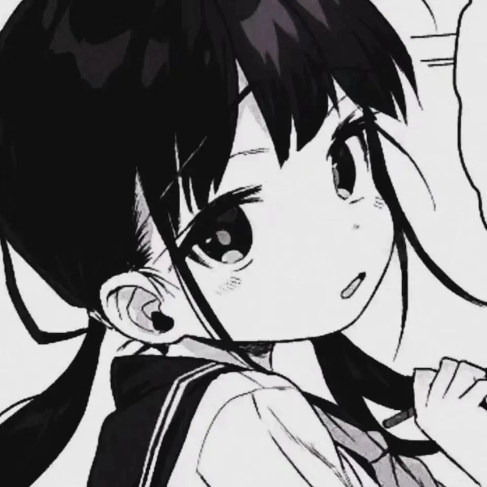 头像|黑白动漫女头