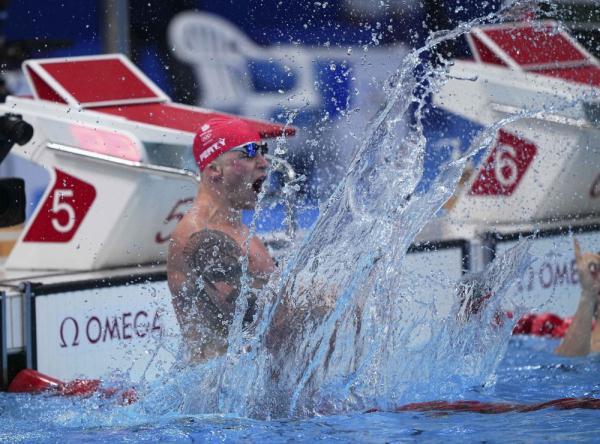 东京奥运会|游泳:亚当·皮蒂夺得男子100米蛙泳冠军