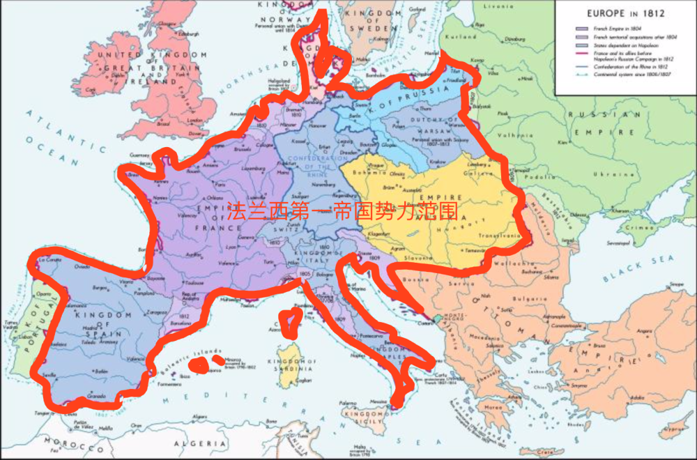 拿破仑在欧洲没有对手,他为何没有对东亚出手?欧洲小弟们不答应