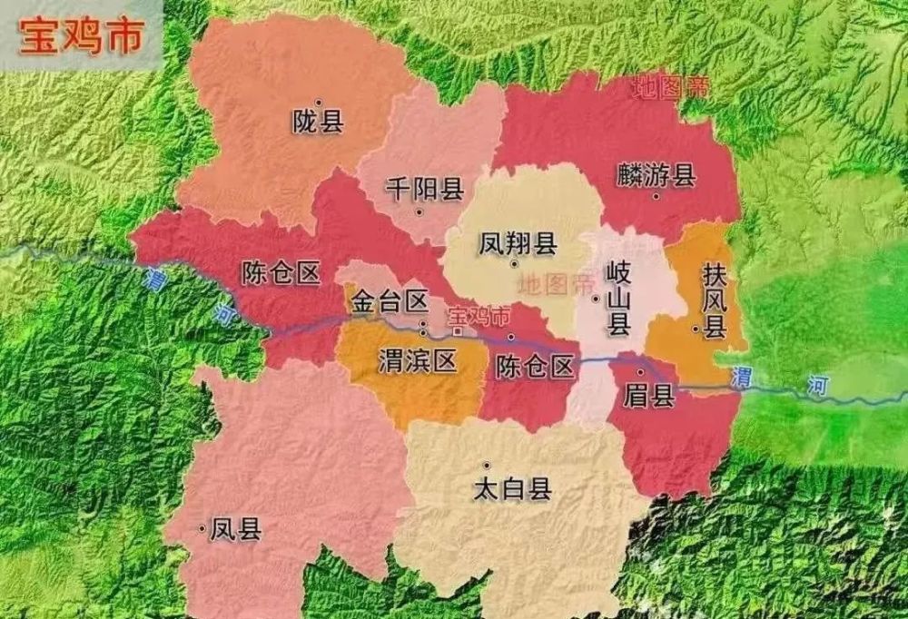 眉县县域总面积863平方公里,辖7个镇,1个街道办事处,86个行政村,另设