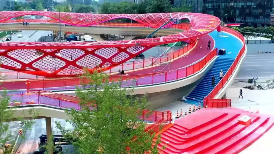 又一网红桥即将呈现!成都高新区"交子之环"最美实景图