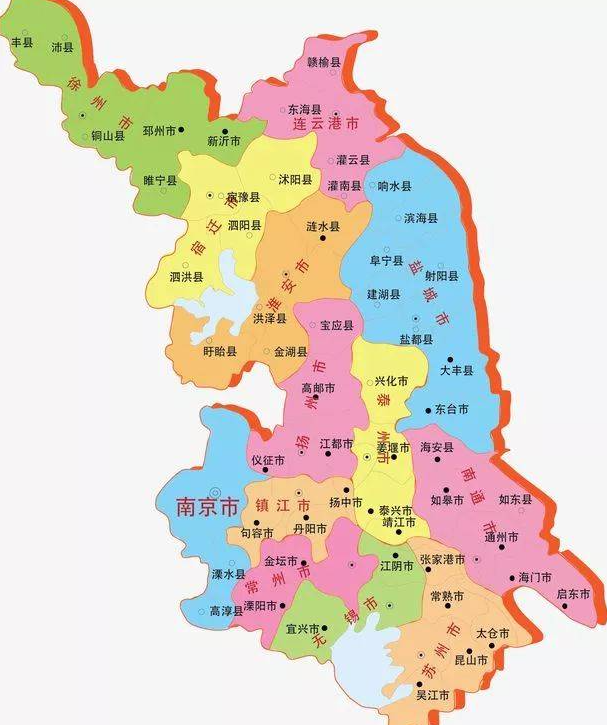 江苏省的区划调整,13个地级市之一,淮安市为何有7个区县?