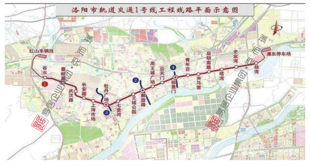 中西部非省会双地铁城市 3月28日, 洛阳地铁1号线正式开通初期