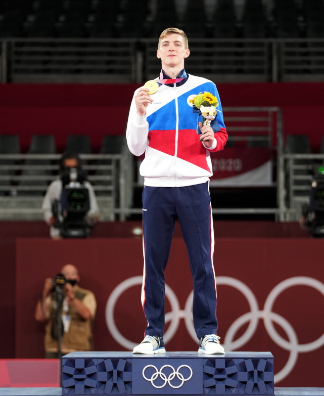 (东京奥运会)跆拳道——男子80公斤级:俄罗斯运动员赫拉姆佐夫夺冠(2)