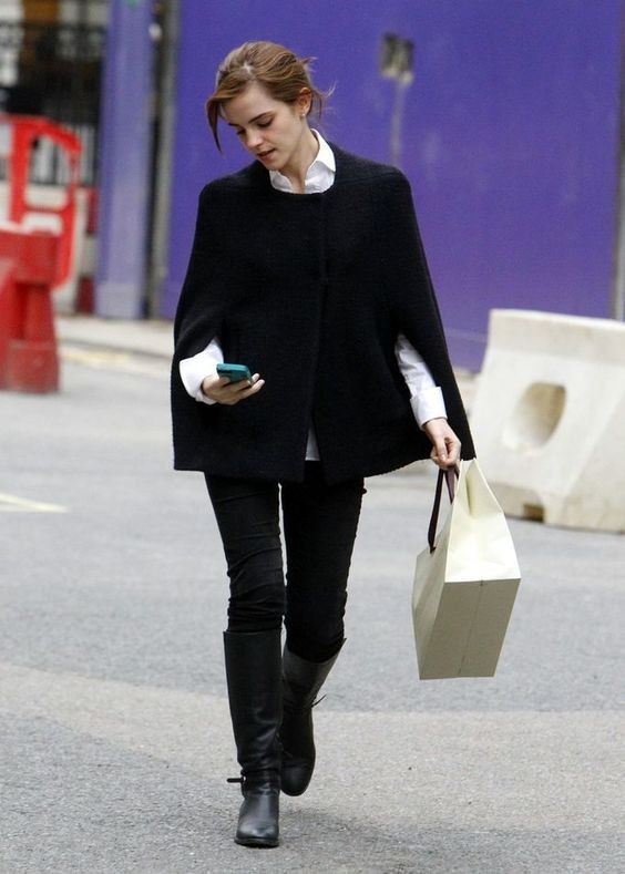 哈利波特女主角,艾玛·沃特森(emma watson),休闲装穿