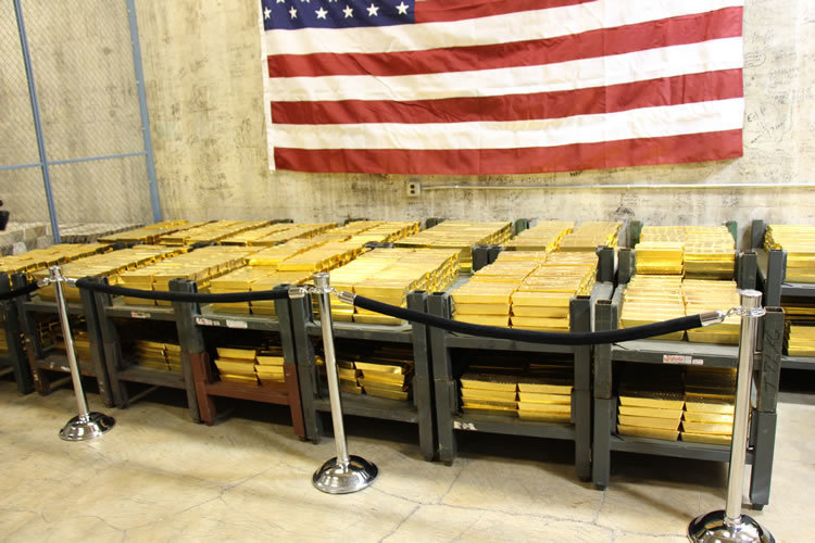 美国国债提供了信誉支持,这些黄金大部分都位于诺克斯堡的美国造币厂