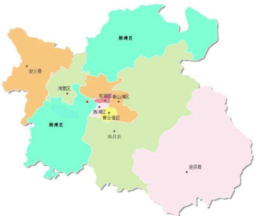 江西省的区划调整,11个地级市之一,南昌市为何有9个区县?